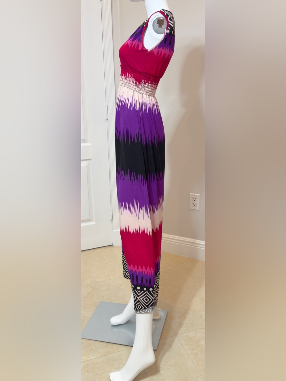 Jon & Anna New York V- Neck Sleeveless Woman Multicolor & Print Color . Size : M - Picture 5 of 14